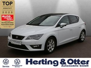 SEAT-Leon-FR LED Temp SchDach 8-fach bereift Navi PDCv+h Radio SHZ Klima Sportsitze elSP eFH,Подержанный автомобиль