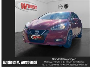 NISSAN-Micra-N-WAY EU6d 10 IG-T Xtronic 92 PS Klima Bluetooth AppleCarplay Sitzheizung,Gebrauchtwagen