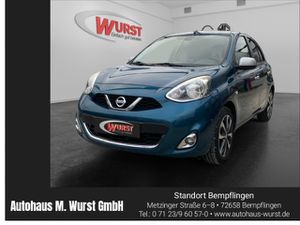 NISSAN-Micra-N-Tec 12 Navi Klimaaut Sitzhzg Einparkhilfe Tempomat CD-Radio Bluetooth 8-Fach Bereift,Подержанный автомобиль