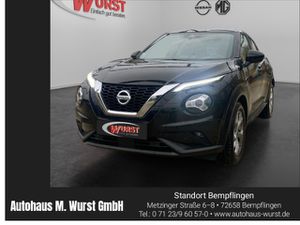 NISSAN-Juke-N-Connecta 10 DIG-T Rückfahrkamera Tempomat Navi Klimaaut DAB-Rdio Scheckheftgepflegt,Used vehicle