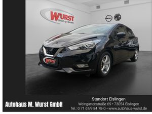 NISSAN-Micra-N-Sport 10 DIG-T EU6d-T Rückfahrkamera DAB Alcantara,Подержанный автомобиль