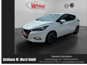 NISSAN-Micra-N-WAY EU6d 10 IG-T Xtronic 92 PS Klimaautom DAB SHZ Spurhalteass Fernlichtass,Gebrauchtwagen