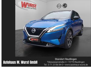 NISSAN-Qashqai-13 DIG-T EU6d  Automatik Tekna+ CarPlay AVM Sitzheizung Head-up,kullanılmış otomobil