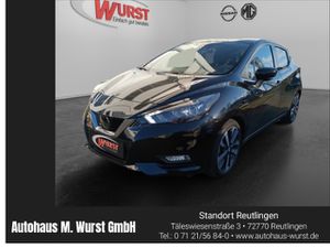 NISSAN-Micra-10 IG-T Tekna Apple CarPlay Voll-LED AVM EU6d,Подержанный автомобиль