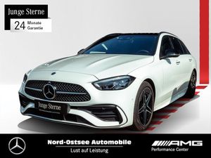 MERCEDES-BENZ-C 180 T AMG 360° DISTRO AHK HUD PANO LED AMBIENT-,Véhicule accidenté