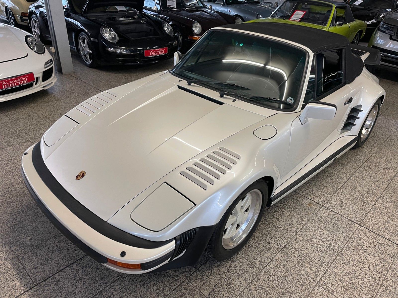 PORSCHE 930 911  turbo Cabrio - 5-Gg. - orig. Slantnose !