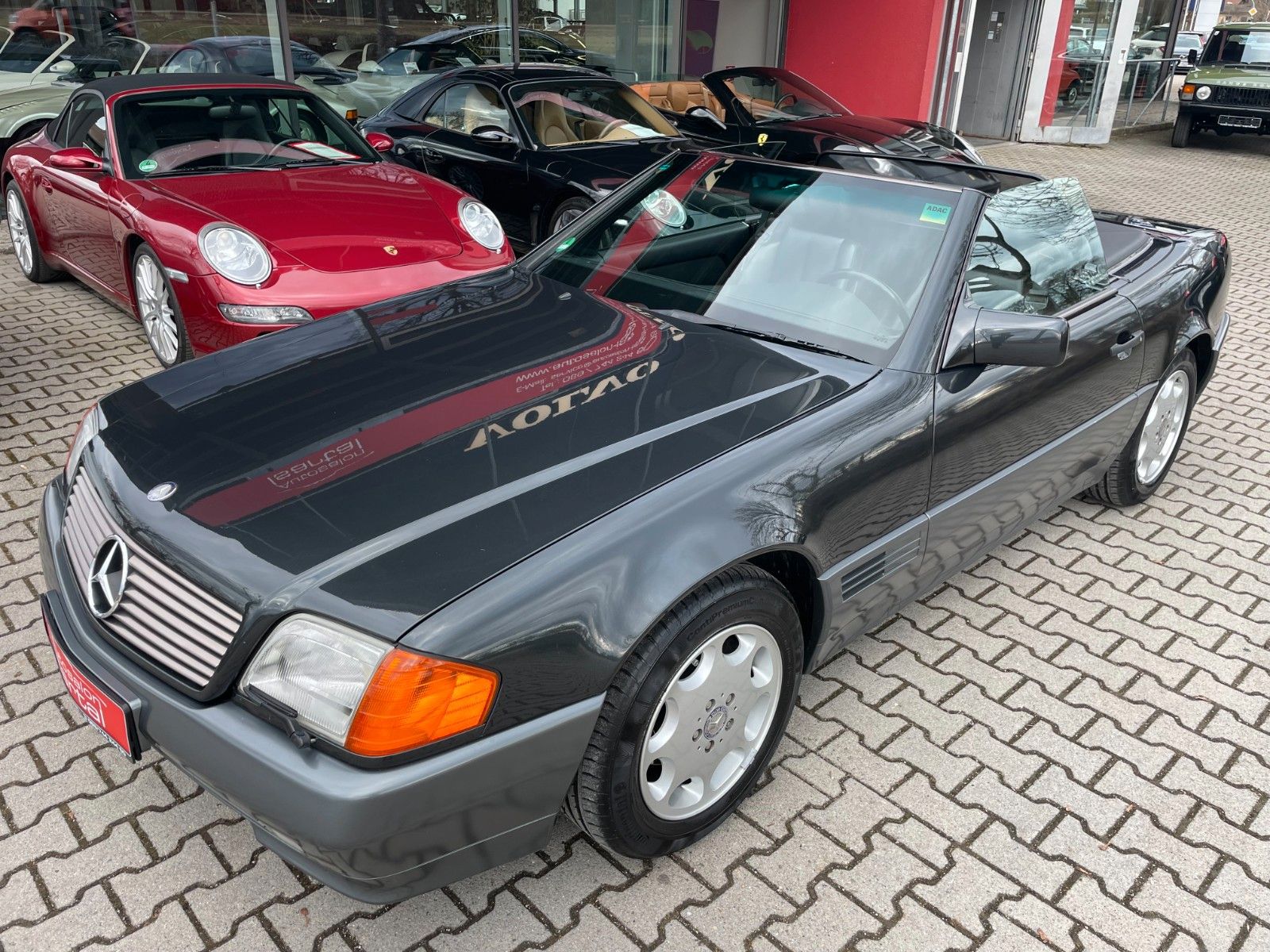 MERCEDES-BENZ 500 SL- 1.Hd.-dt.Auto- 64tkm! - gr. KD neu