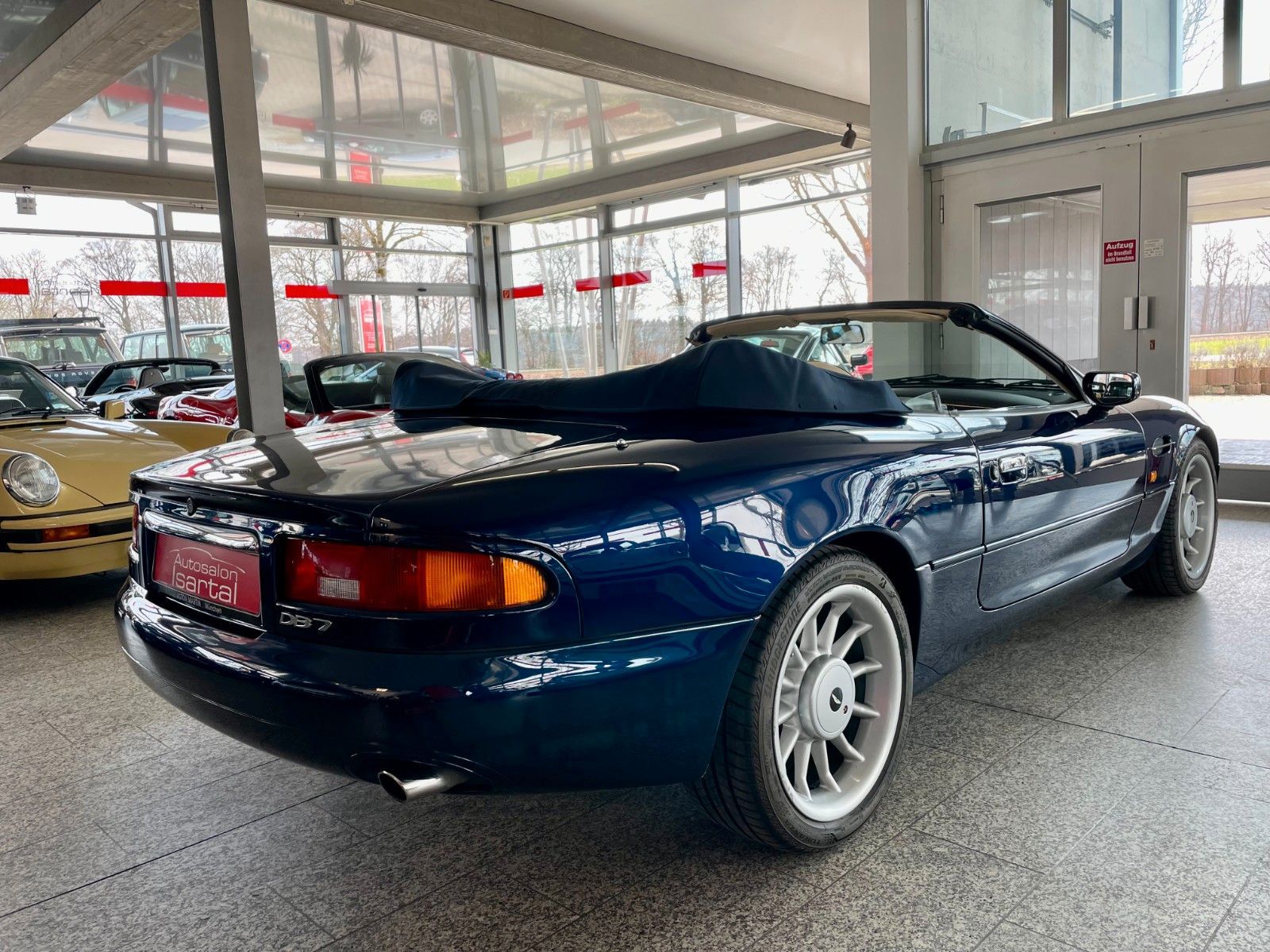 ASTON MARTIN DB7 Volante -dt.- 1.Hd. - AM Serviceheft- TOP