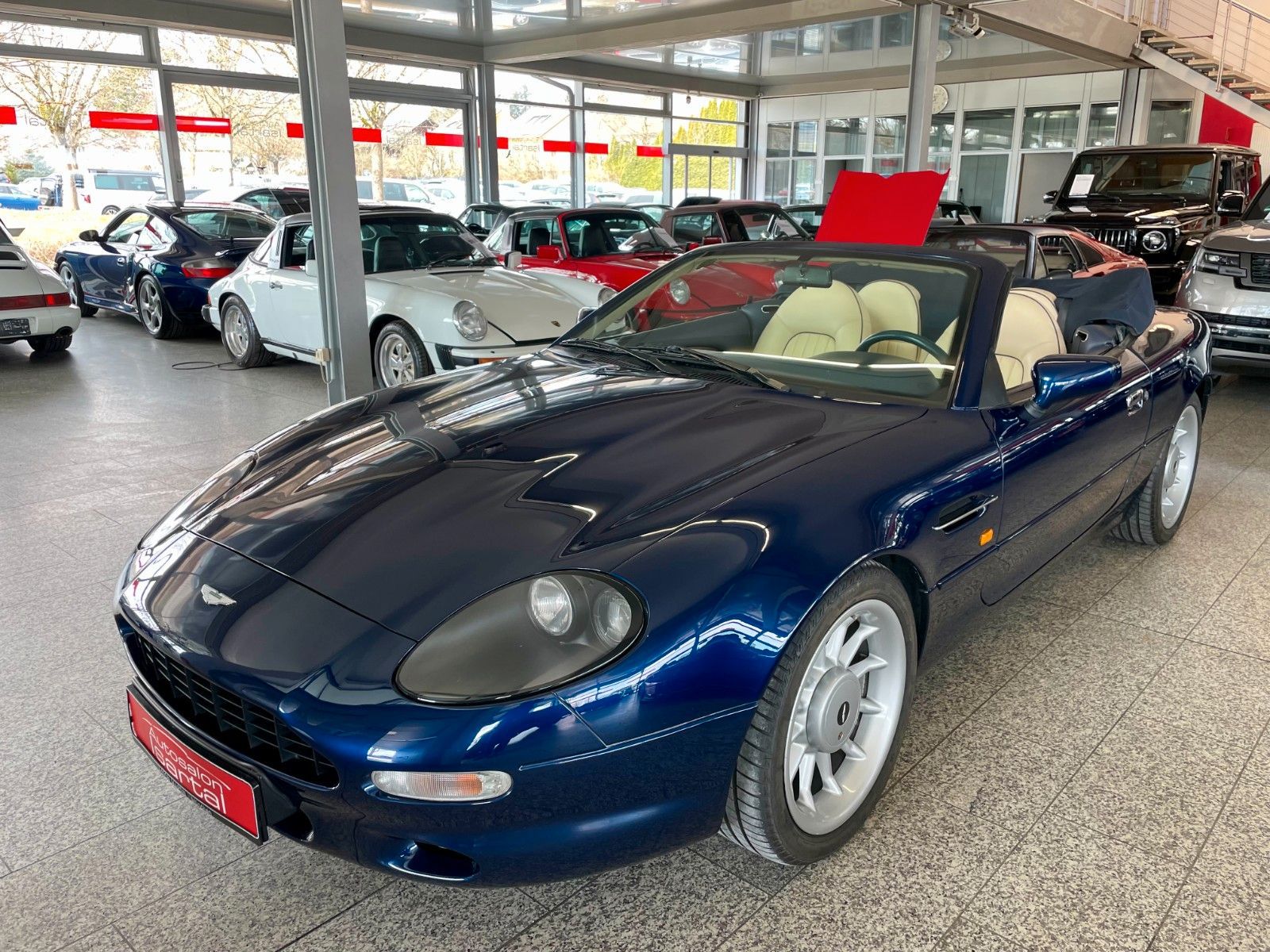 ASTON MARTIN DB7 Volante -dt.- 1.Hd. - AM Serviceheft- TOP