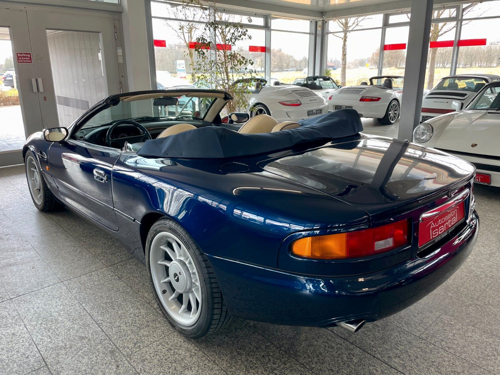 ASTON MARTIN DB7 Volante -dt.- 1.Hd. - AM Serviceheft- TOP