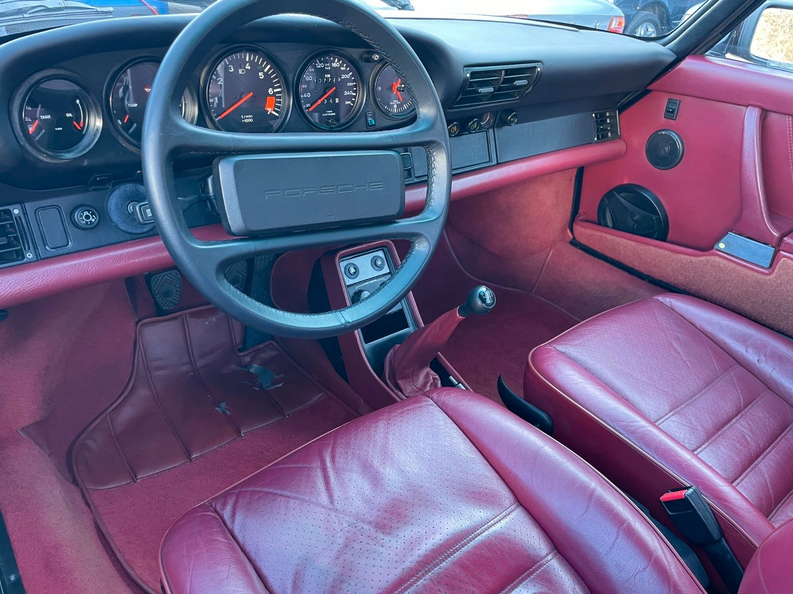 PORSCHE 911 Urmodell 911 3.2 Cabrio, dt. Mod.89, Klima, KD-Heft- TOP