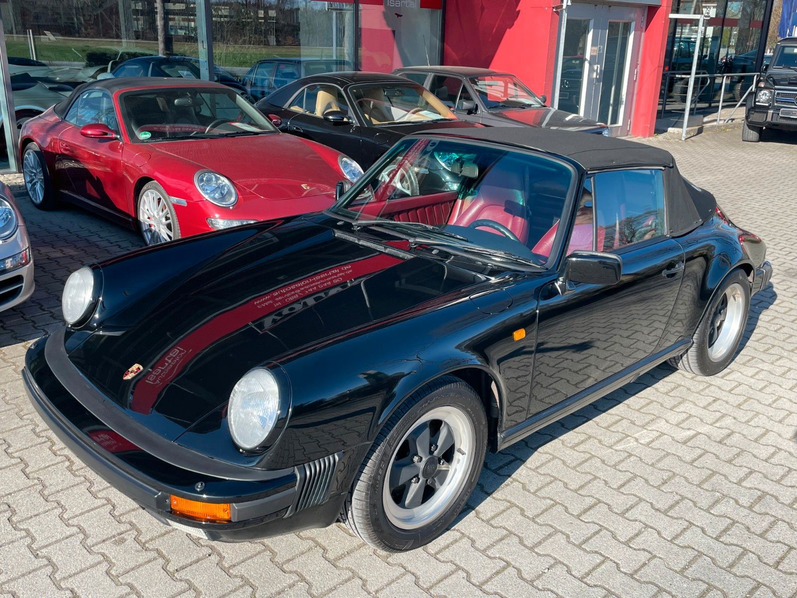 PORSCHE 911 Urmodell 911 3.2 Cabrio, dt. Mod.89, Klima, KD-Heft- TOP