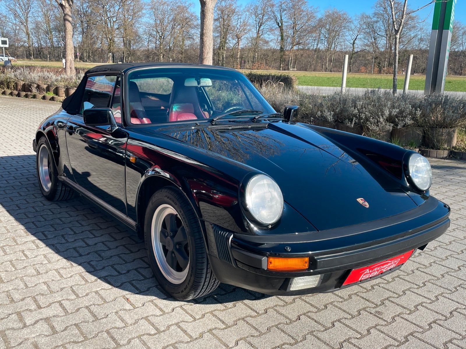PORSCHE 911 Urmodell 911 3.2 Cabrio, dt. Mod.89, Klima, KD-Heft- TOP