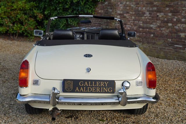 MG Andere Other B Tourer Old English White over black leat