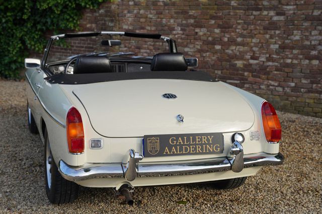 MG Andere Other B Tourer Old English White over black leat