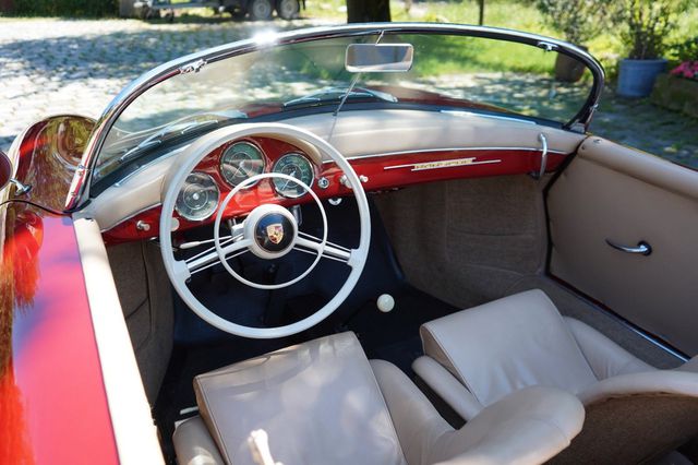 PORSCHE 356 Speedster, Restauriert, 95 PS + 55 PS Motor!