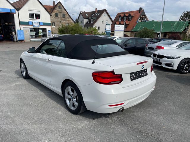 BMW 218 2 Cabrio  i Advantage/1.HAND/LEDER/KAMERA/LED