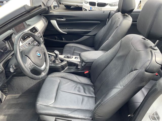 BMW 218 2 Cabrio  i Advantage/1.HAND/LEDER/KAMERA/LED