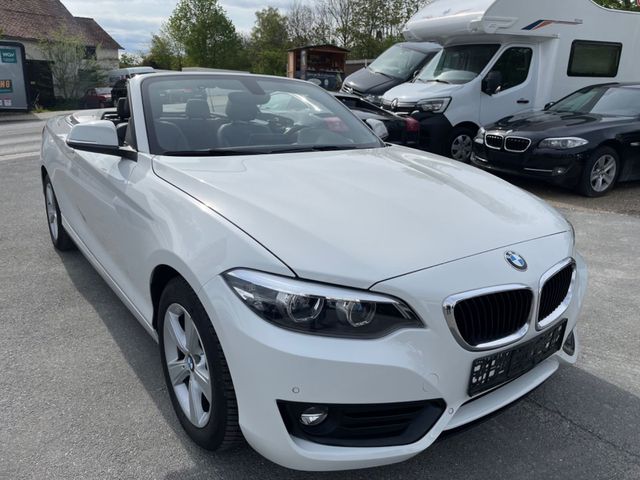 BMW 218 2 Cabrio  i Advantage/1.HAND/LEDER/KAMERA/LED