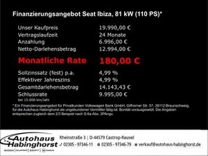 SEAT Ibiza 1.0 TSI DSG Style LED FullLink SHZ Tempo 15Alu