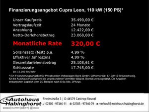 CUPRA Leon Sportstourer 1.5 eTSI ACT DSG Pano ACC DCC Beats 18Alu