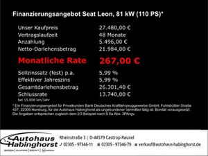 SEAT Leon Sportstourer 1.0 TSI Style Edition Acc e.Hk Shz Kessy