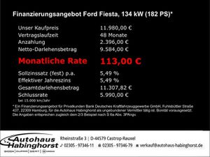 FORD Fiesta ST 1.6 EcoBoost Ambientebeleuchtung  Tel.-Vorb.