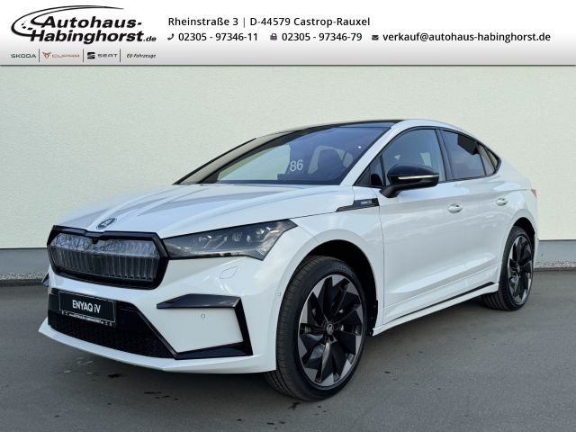 SKODA Enyaq Coupe 85 Sportline AHK Pano HeadUp Matrix 21Alu