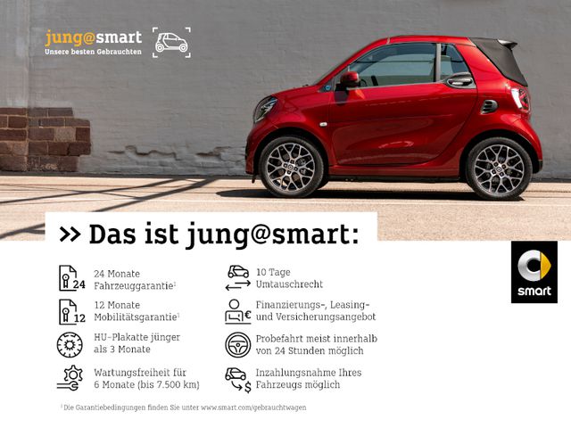 SMART fortwo cabrio EQ passion 22KW Bordlader Allwetter