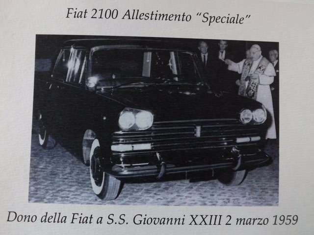 Fiat Sonstige Das "Papamobil" vom Papst. Sensationelles Unikat