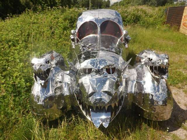 Sonstige Sonstige Stainless Steel Dragon Car