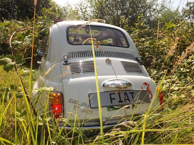 Fiat 500 Abarth, einer der wenigen echten Exemplare!