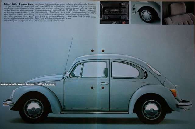 VW Käfer 1200 Sondermodell Eisblauer Käfer